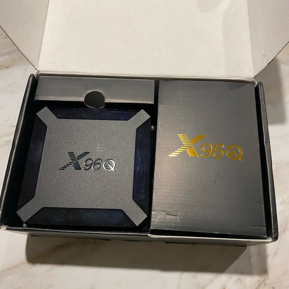 X96Q Android TV Box - Black and Gold
